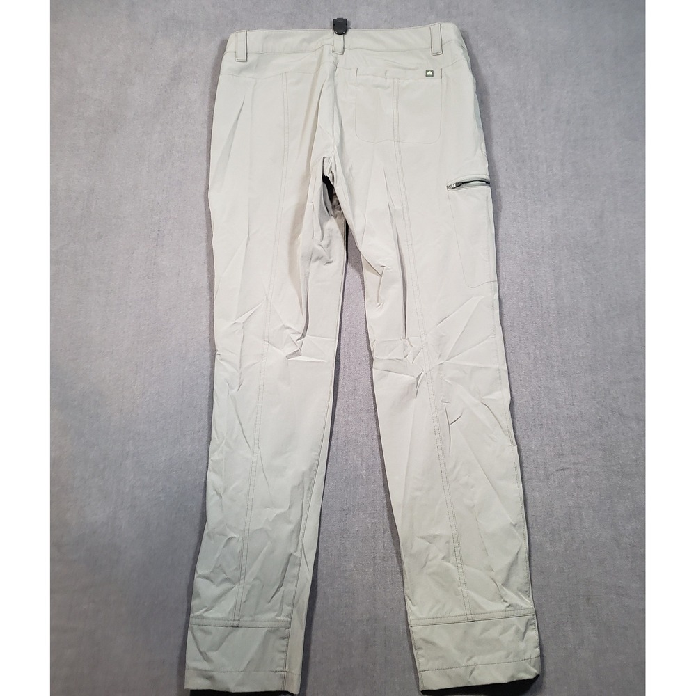 Eastern Mountain Sport Hiking Pants Womens 10 Regular Tan Straight Leg Outdoor - Picture 2 of 10